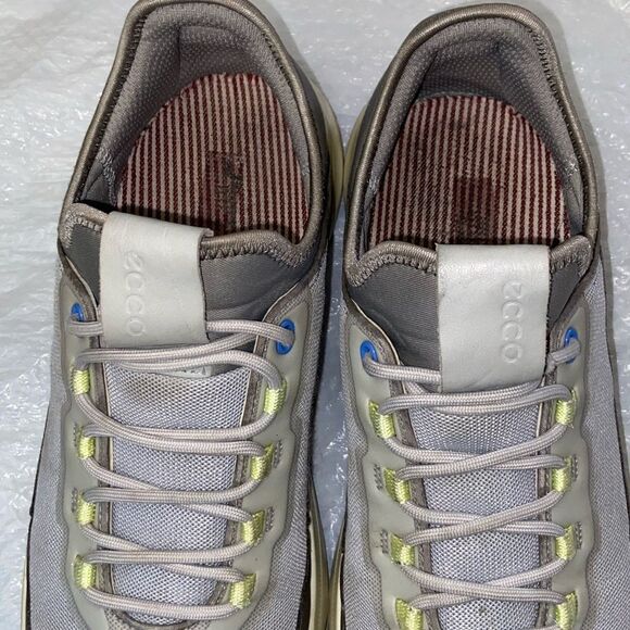 ECCO CORE Mesh Golf Spikeless Gray and Blue Athletic Men’s Sneakers Size 8 8.5 - Picture 10 of 13